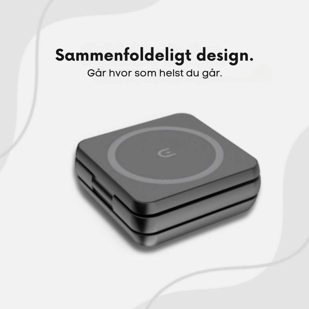 TriDock | 3-i-1 Trådløs Oplader