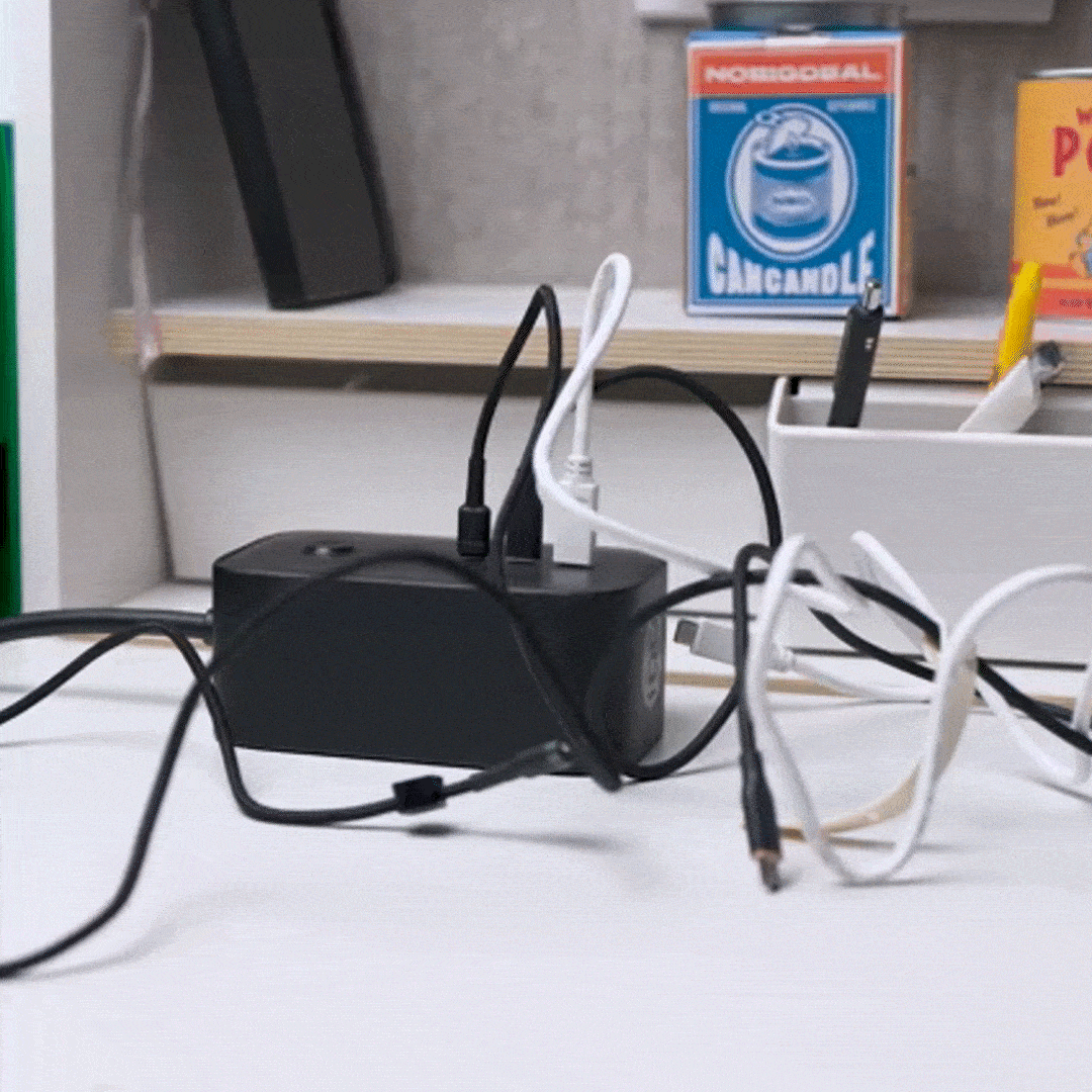 PowerKant | Magnetisk anti-tangle-ladekabel på 1 meter |