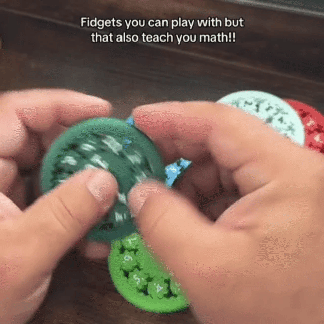 Math Fact Fidget Spinners | Nem og sjov indlæring