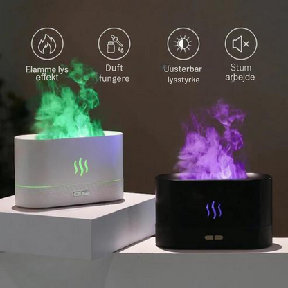 ZenFlame | Aroma Diffuser & Luftfugter Flamme Lampe