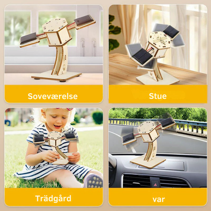 TræSatellit | DIY Solcelledrevet Træ Satellit Model Videnskabssæt