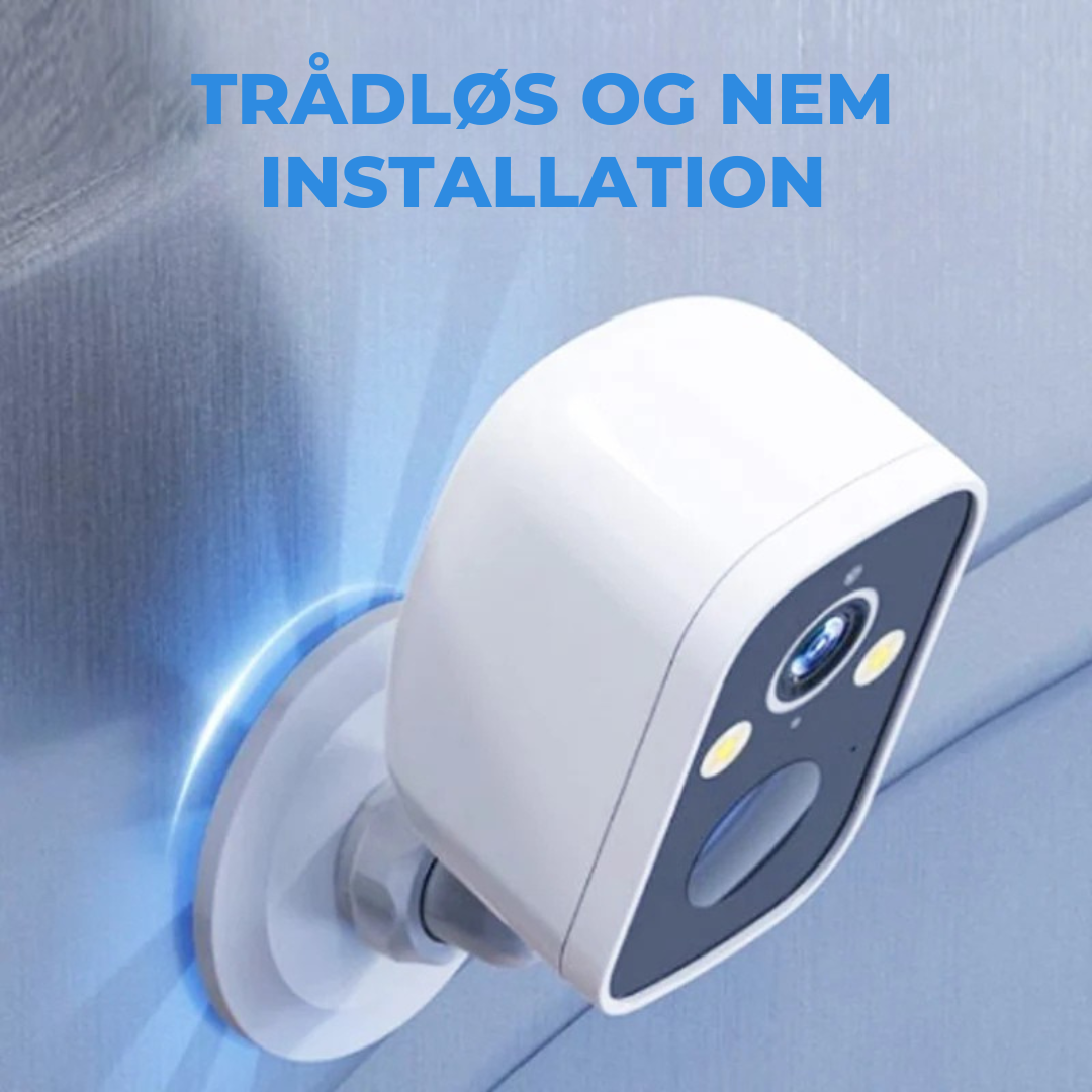 SikkerCam | HD vandtæt sikkerhedskamera med nattevision