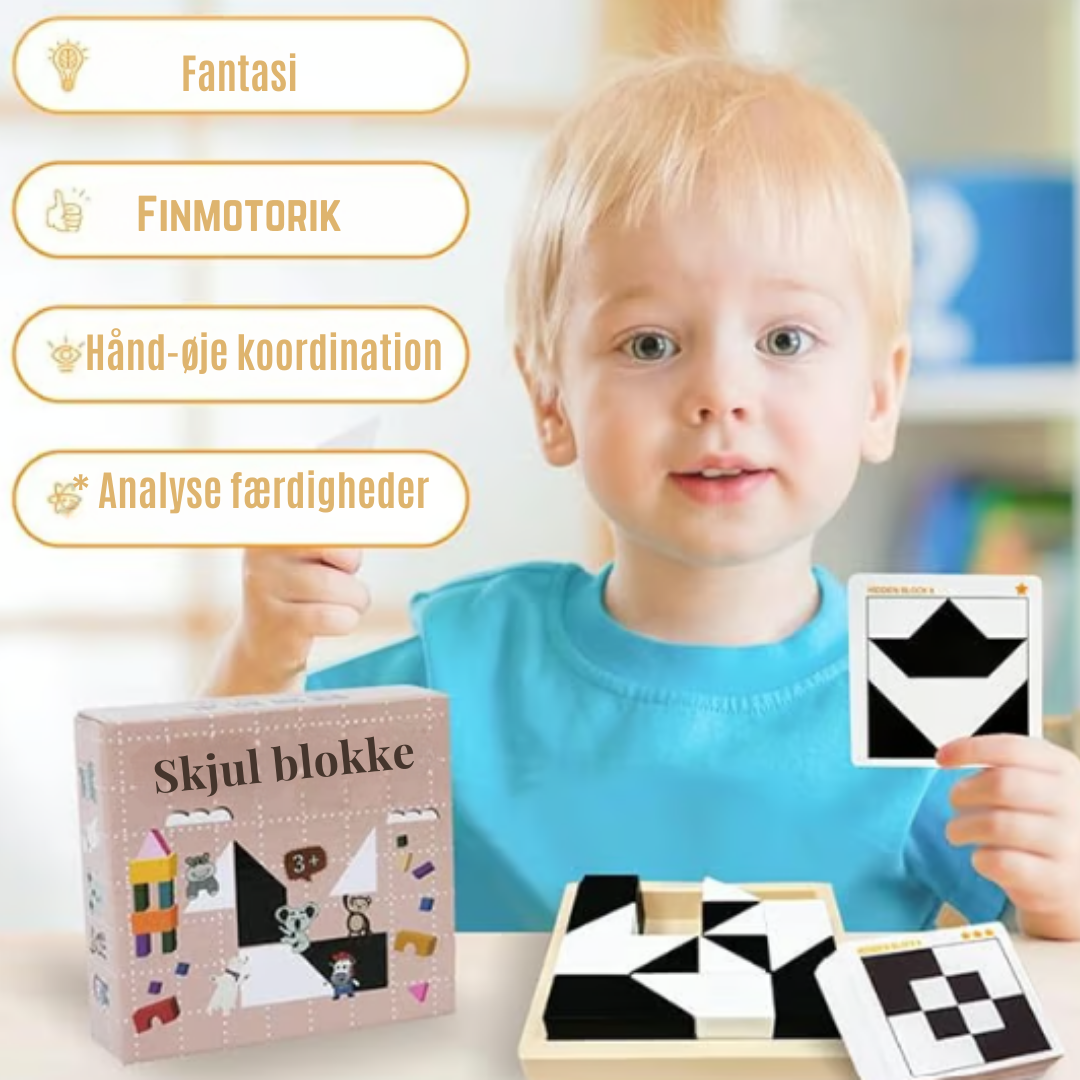 TræKnude | Træblokke Puslespil Brætspil