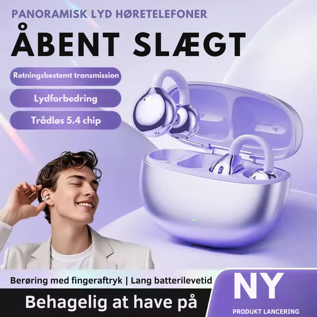 ClipLyd | Øreclip Bluetooth Hovedtelefoner