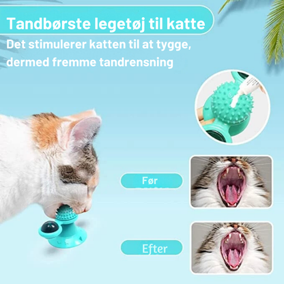 KattenSpin | Interaktive Kattet legetøj med Vindmølle og Katteurt