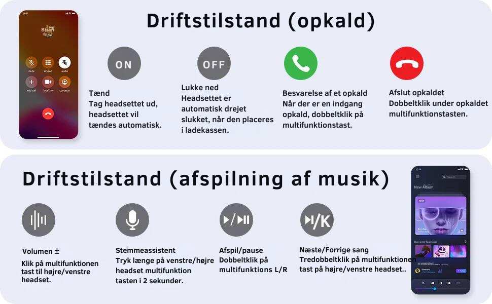 EchoWave | Opdag en ny dimension af lyd med vores Bluetooth-hovedtelefoner