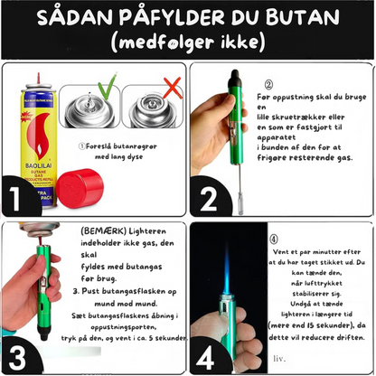 FlammeGnist | Tænder hurtigt og nemt – perfekt til præcis optænding hver gang