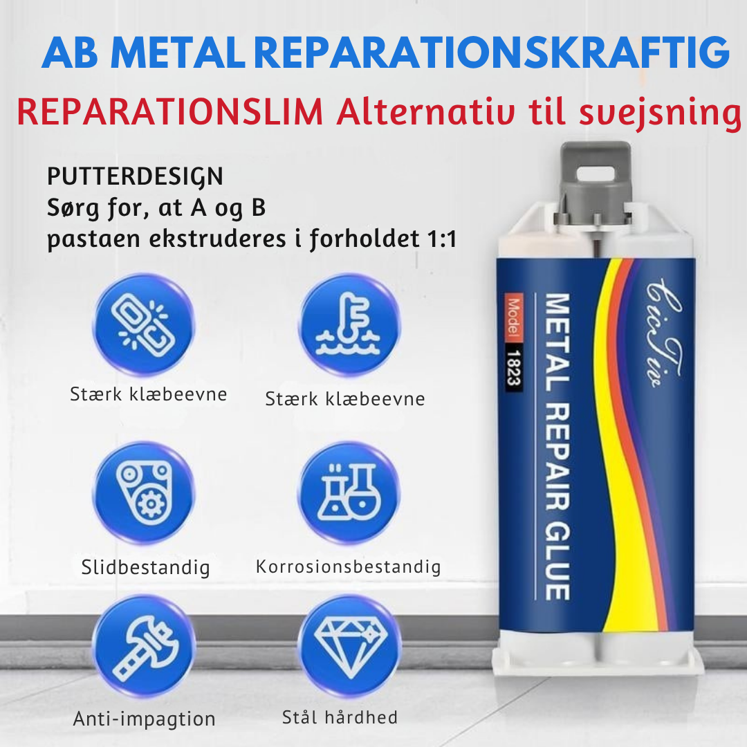 MetalReparatør | Forbedret støbning lim, Metalreparationslim, Støbningsreparationslim