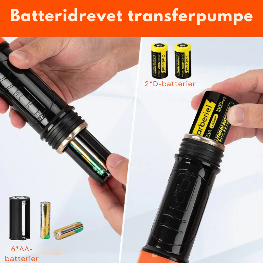 PortaPumpe | Bærbar Elektrisk Overførsels Pumpe til Forskellig Brug