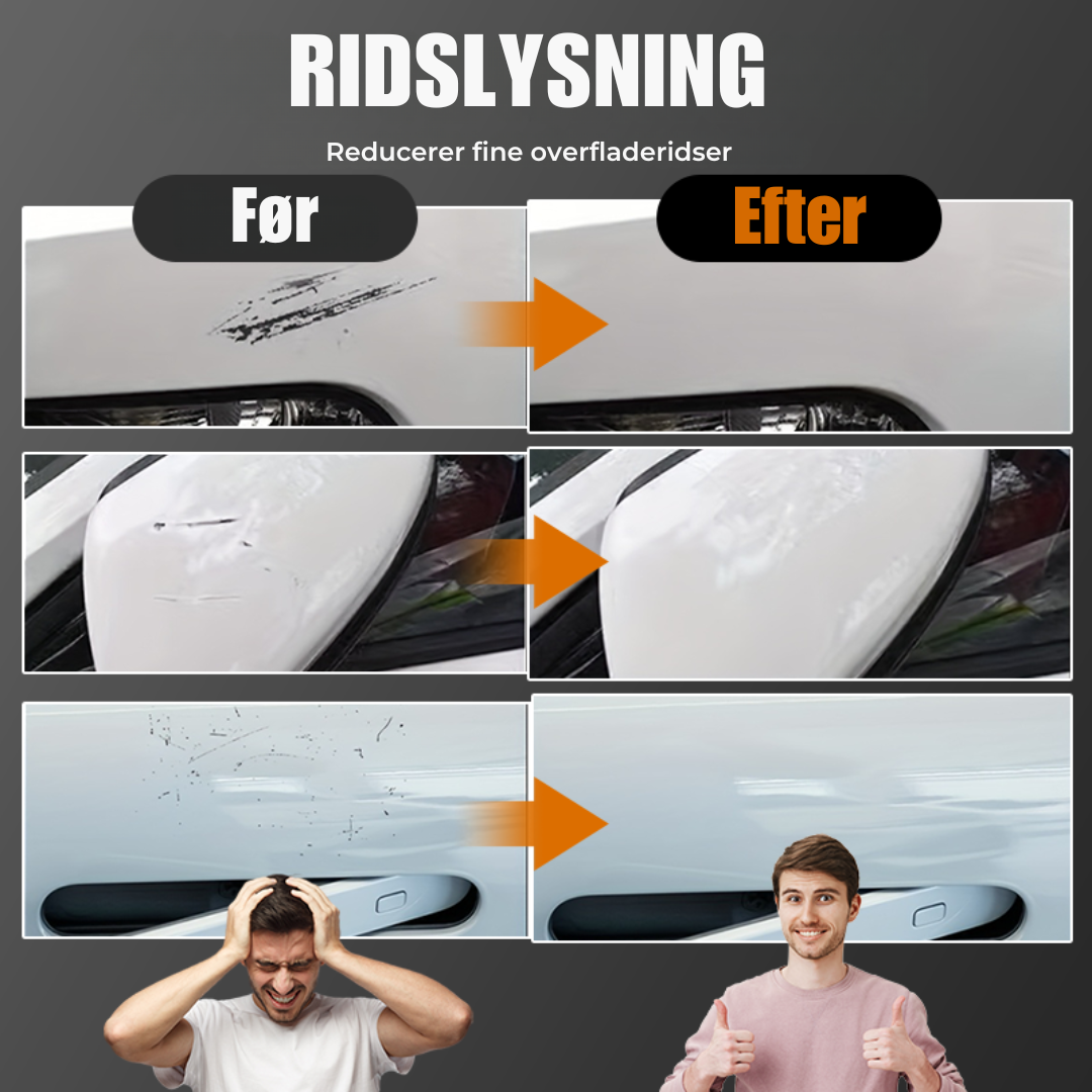 GlansFix |  Gendan Din Bil Til Ny! ✨ Én-Trins Reparationscreme Til Ridser