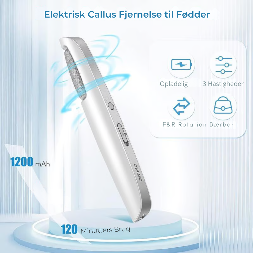 FodPolerer | Elektrisk Fodcallus Fjernelse