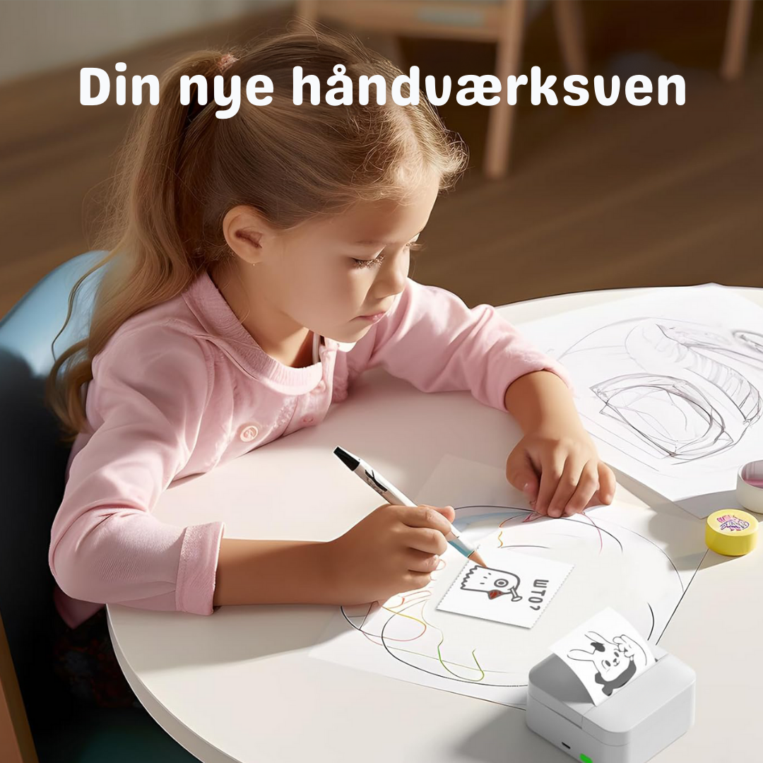 LommePrinter | Print personlige mærkater – hurtigt og overalt