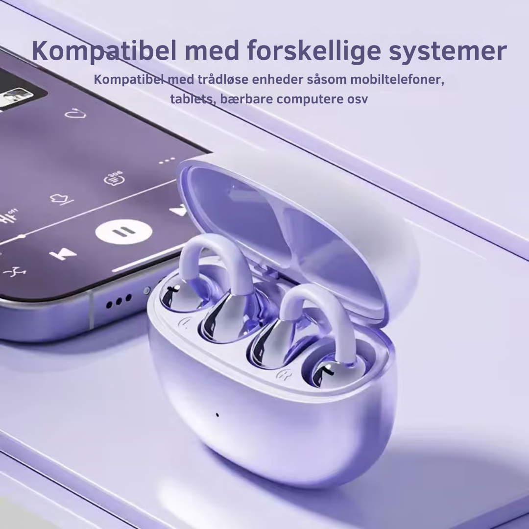 ClipLyd | Øreclip Bluetooth Hovedtelefoner