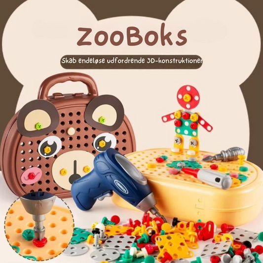 ZooBoks | Montessori ZooBox - Den magiske boks for små kreative byggere