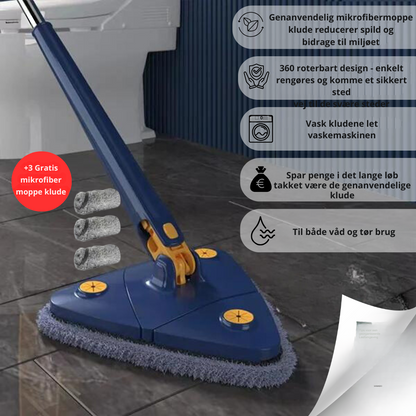RenPro | 360° Roterende Moppe for Ubesværet Rengøring