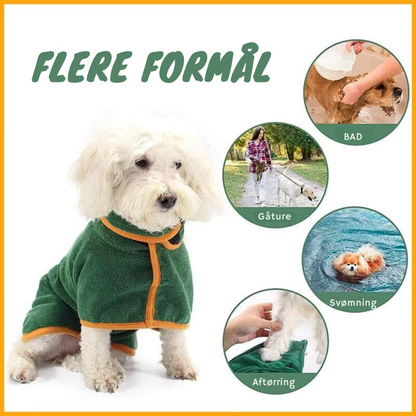 AbsorberendePote | uper absorberende badekåbe til kæledyr