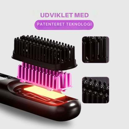 HårForm Bærbar Stylingborste | Locka, Torka & Platta