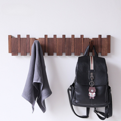 PianoKnagerække | Luxurious wooden coat rack in the shape of a piano