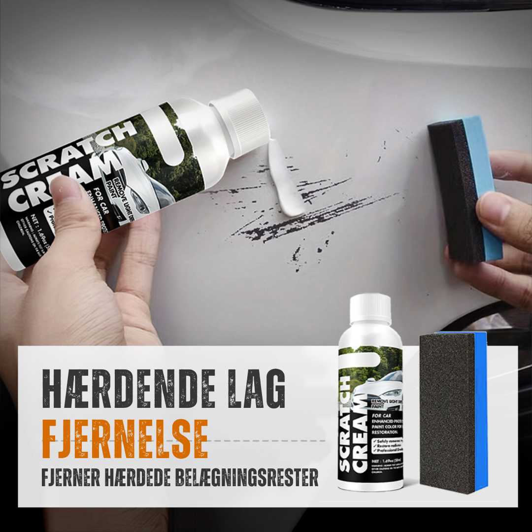 GlansFix |  Gendan Din Bil Til Ny! ✨ Én-Trins Reparationscreme Til Ridser