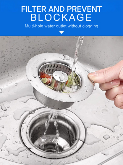 AfløbSi | Vask Afløbs Si Rustfrit Stål Pop-Up Vask Stopper