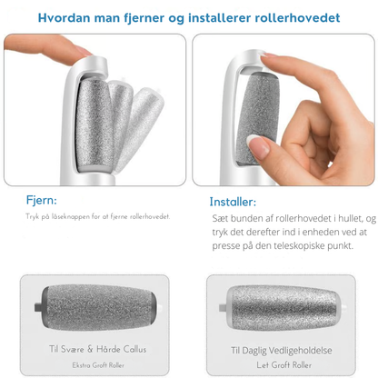 FodPolerer | Elektrisk Fodcallus Fjernelse