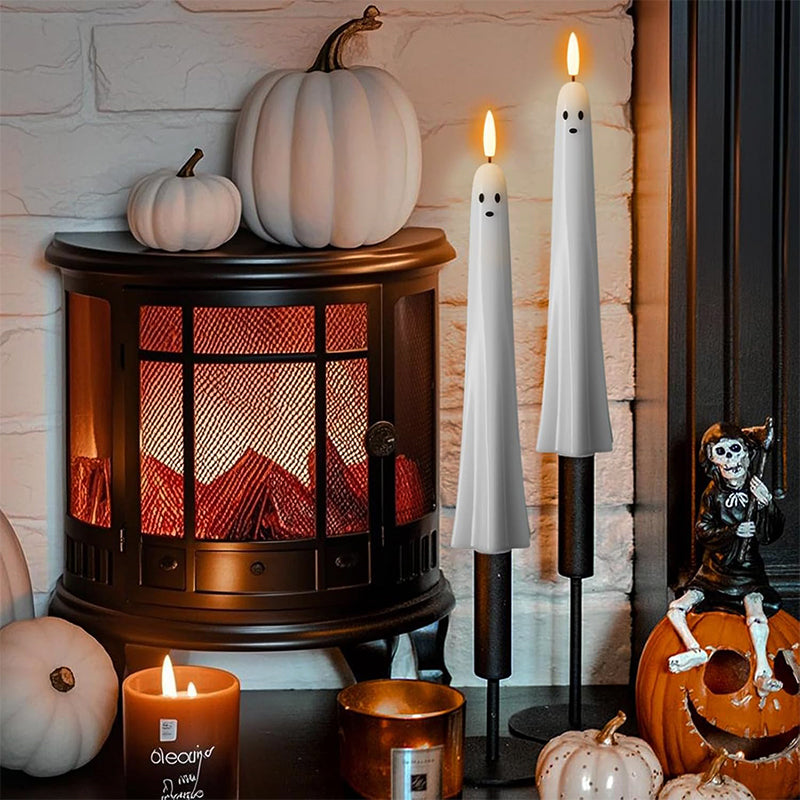 SpøgelsesLys | Fjernstyret spøgelseslys med 3D-flammende væge