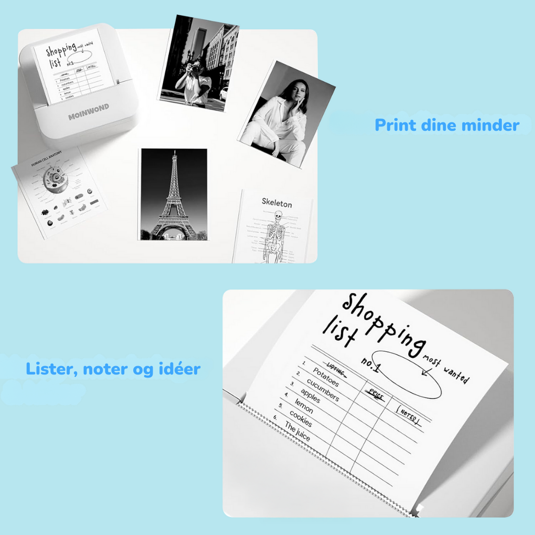 LommePrinter | Print personlige mærkater – hurtigt og overalt