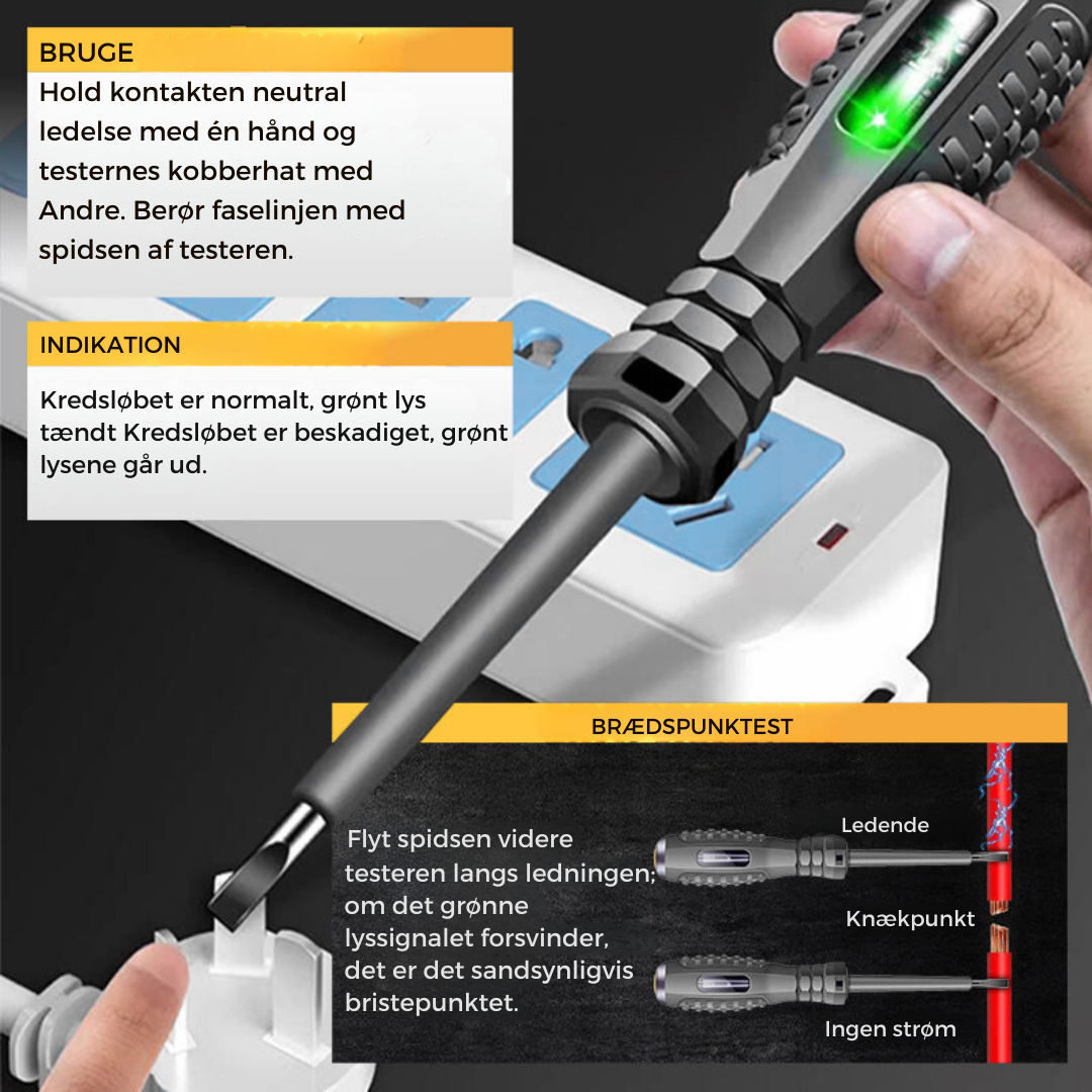MagnetiskPen | Screwdriver and Test Pen 2-in-1