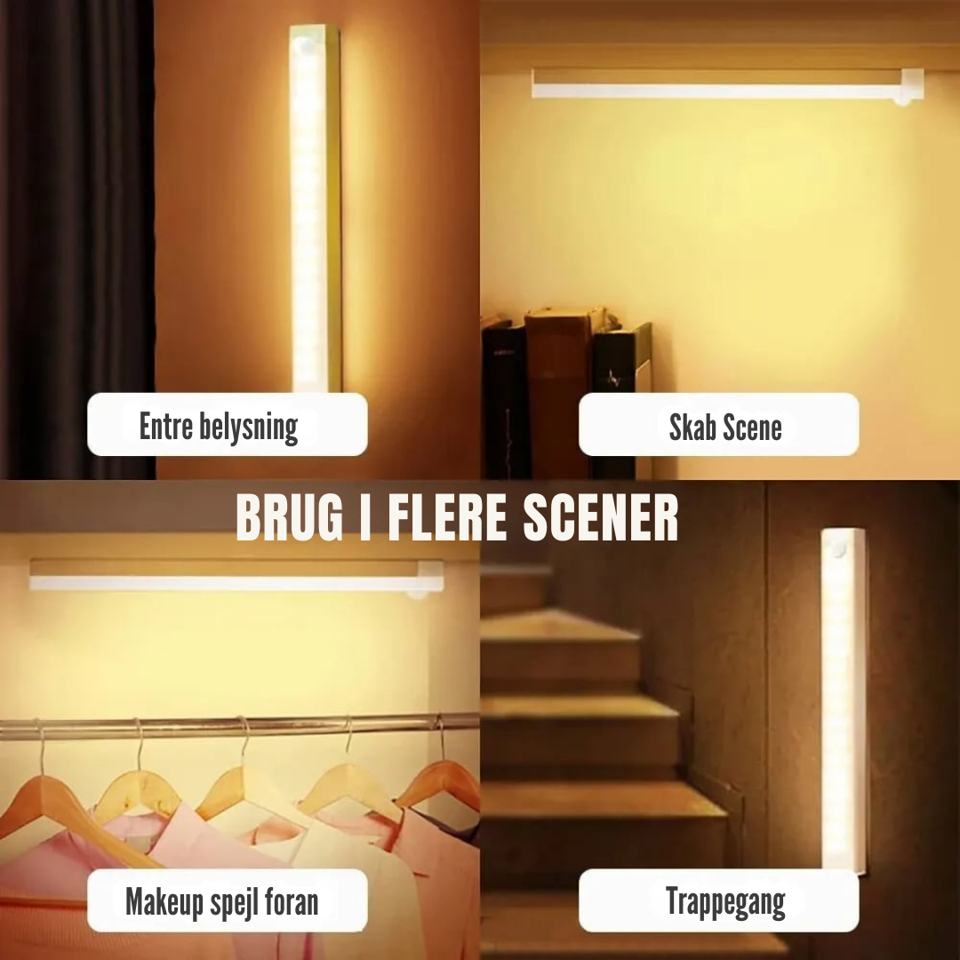 GlowSense | Genopladelige LED-lamper uden blænding Smart Sensor Magnetisk
