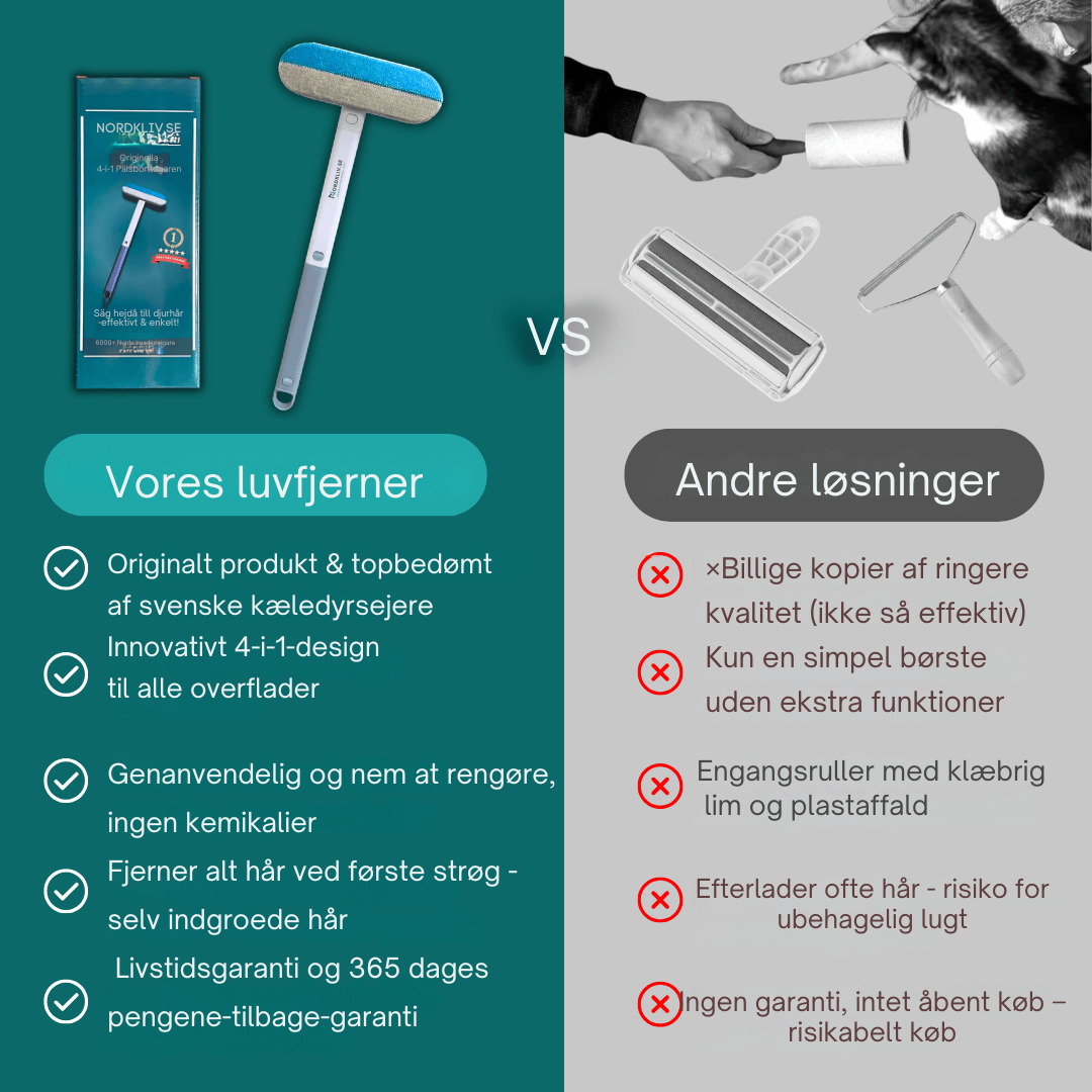 FnugBørste | Den originale multifunktionelle pelsfjerner