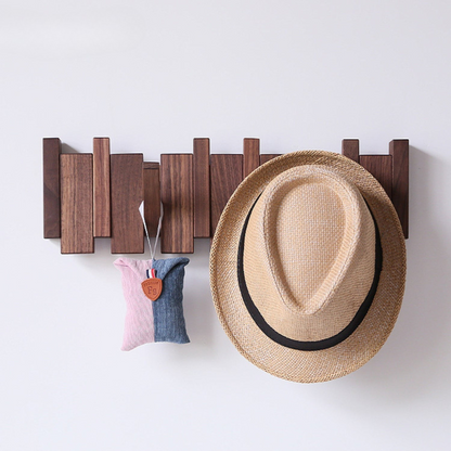 PianoKnagerække | Luxurious wooden coat rack in the shape of a piano