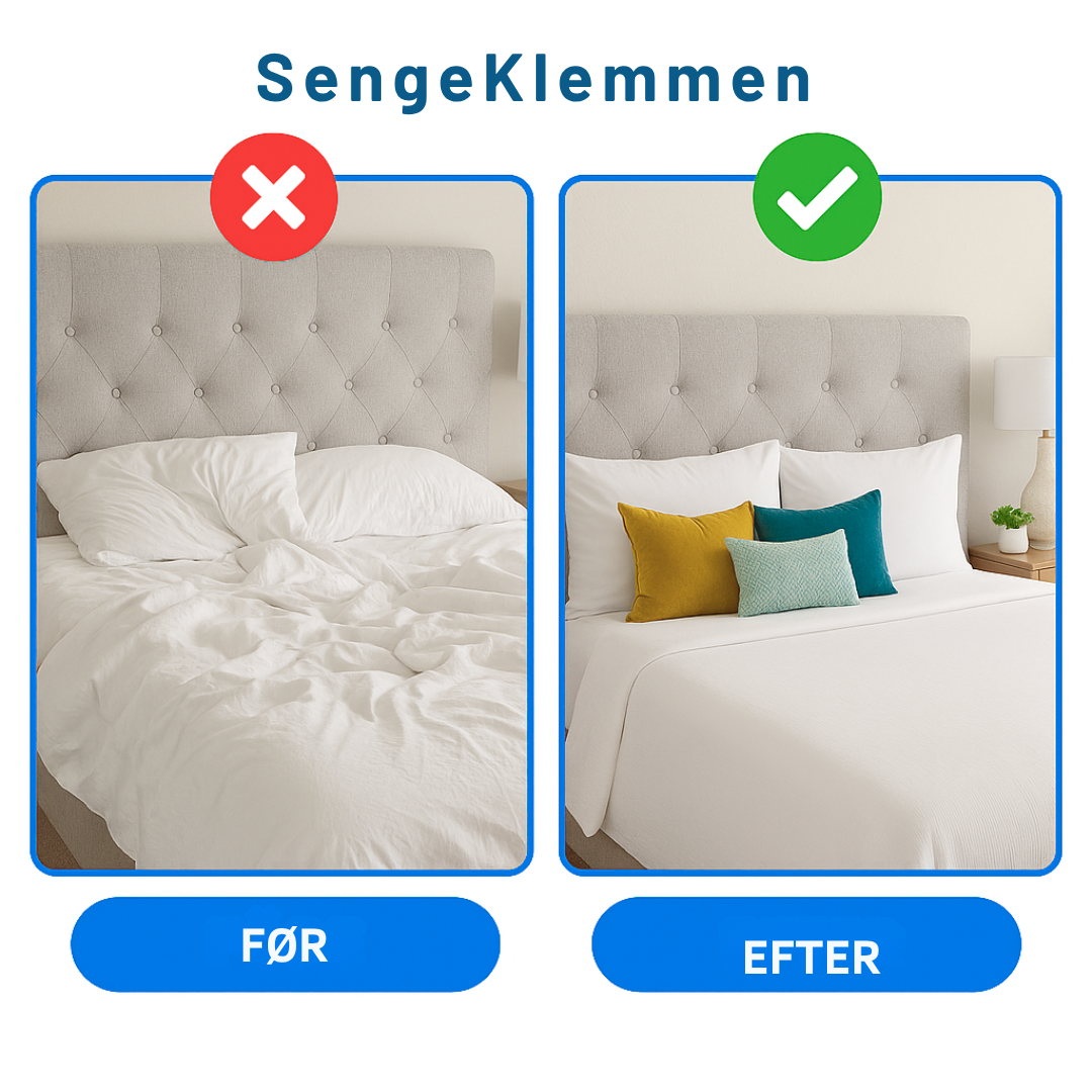 SengeKlemmen | Svensk Kvalitet, altid perfekt redt