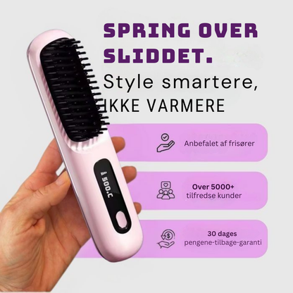 HårForm Bærbar Stylingborste | Locka, Torka & Platta