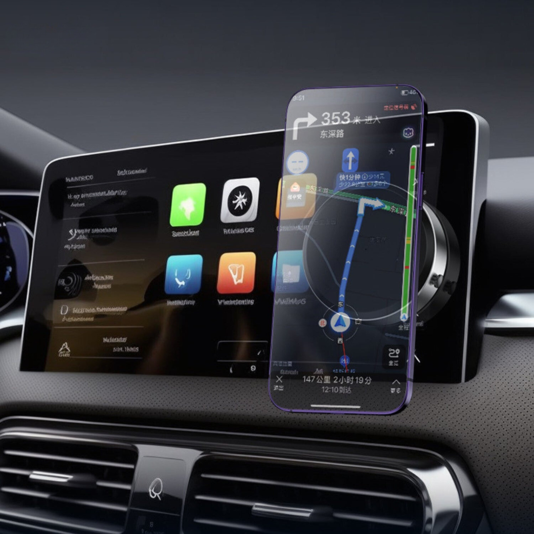 MagnetMonter | Bærbar 360° Bilmontering med Magnetisk Sugekop