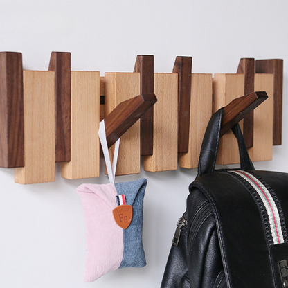 PianoKnagerække | Luxurious wooden coat rack in the shape of a piano