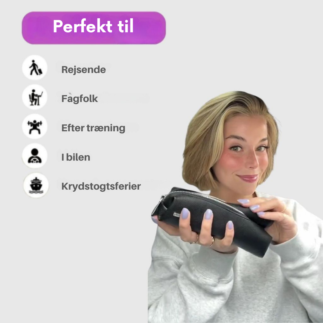 HårForm Bærbar Stylingborste | Locka, Torka & Platta