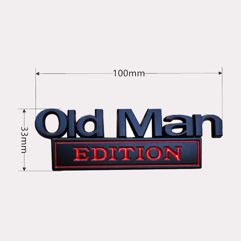 OldMan | Edition bil emblem