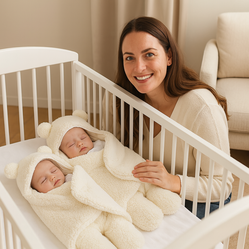 BlødDrøm | Babytæppe og pyjamas i bjørnedesign