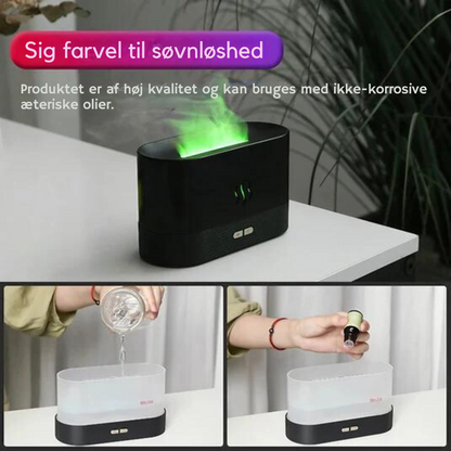 ZenFlame | Aroma Diffuser & Luftfugter Flamme Lampe