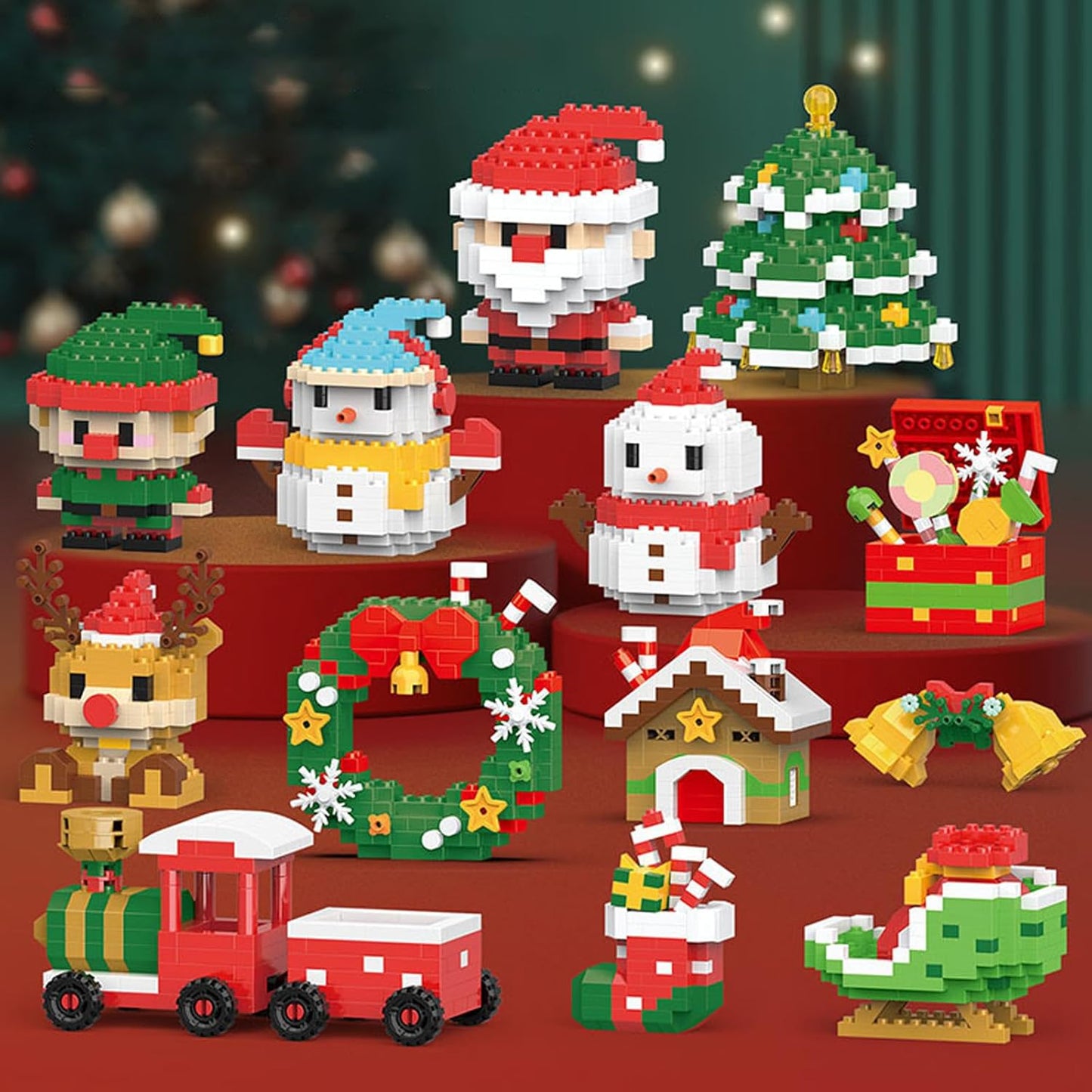 SantaByggblock |  12 kreative juleskikkelser
