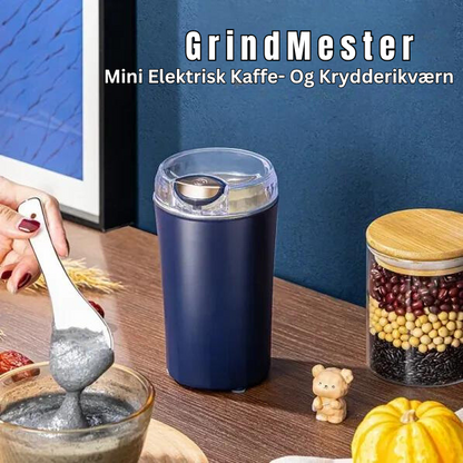 GrindMester | Mini Elektrisk Kaffe- Og Krydderikværn