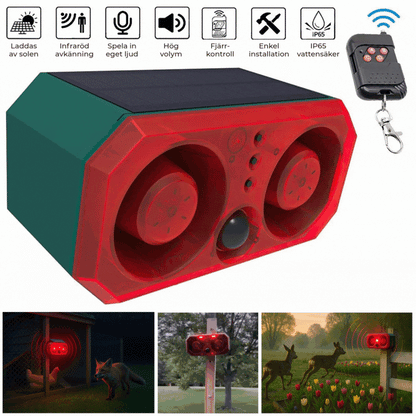 SkadedyrProtect | Effektiv skadedyrsafvisning – miljøvenlig og solcelledrevet