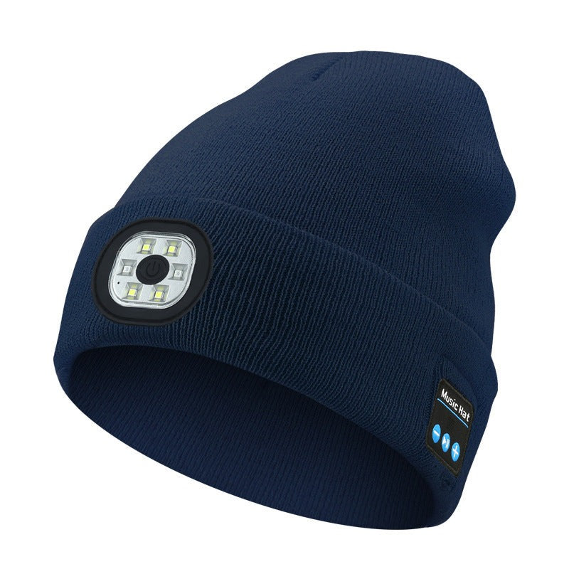 GlødTune | Multifunktionel LED Lys & Bluetooth Varm Hat