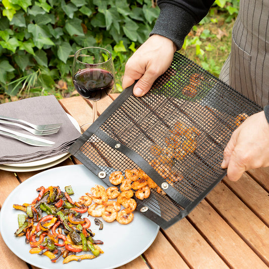 GrillMakker | Genanvendelig non-stick BBQ grillnetpose