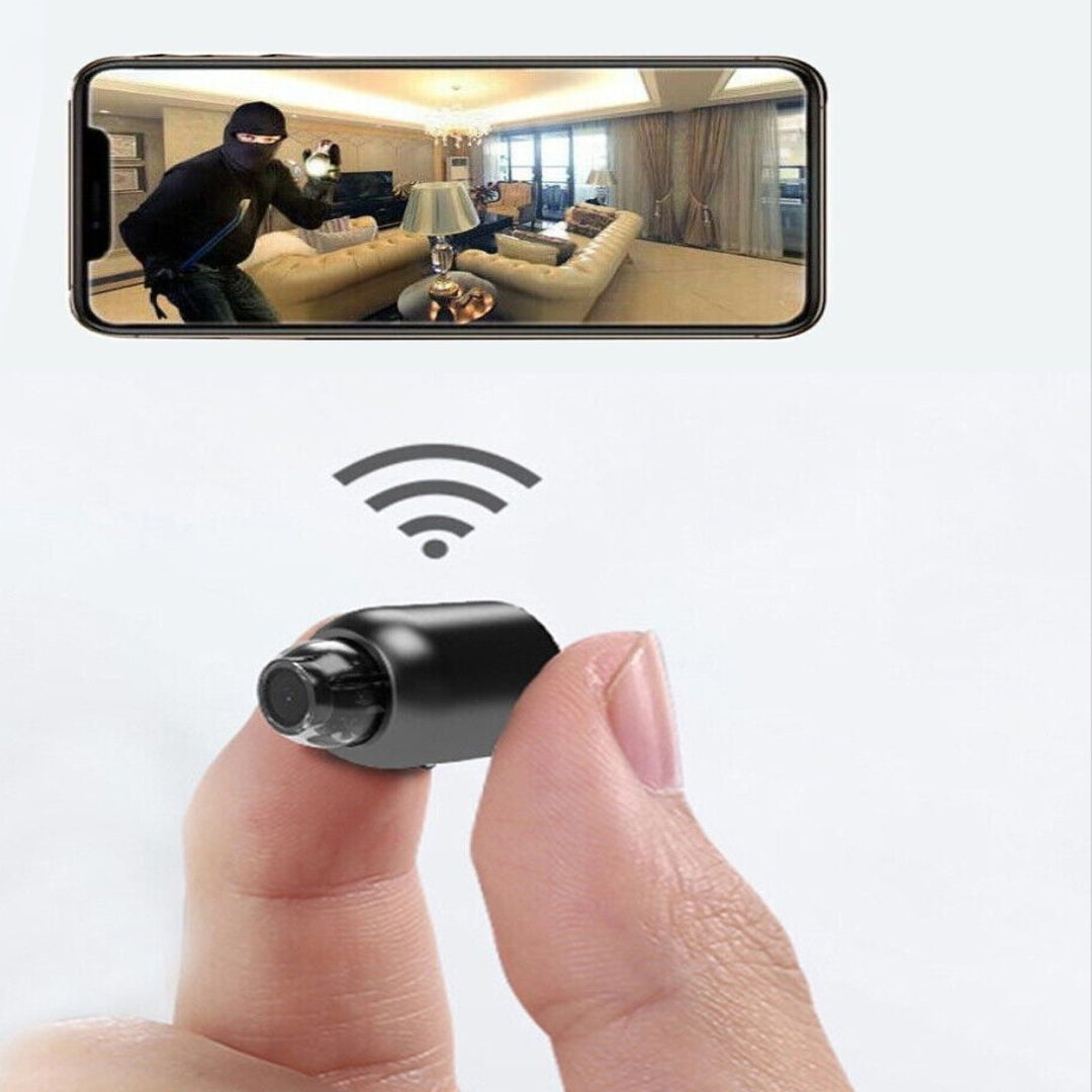 MiniKamera | Kompakt Sikkerhed med Nattesyn & Live Notifikationer