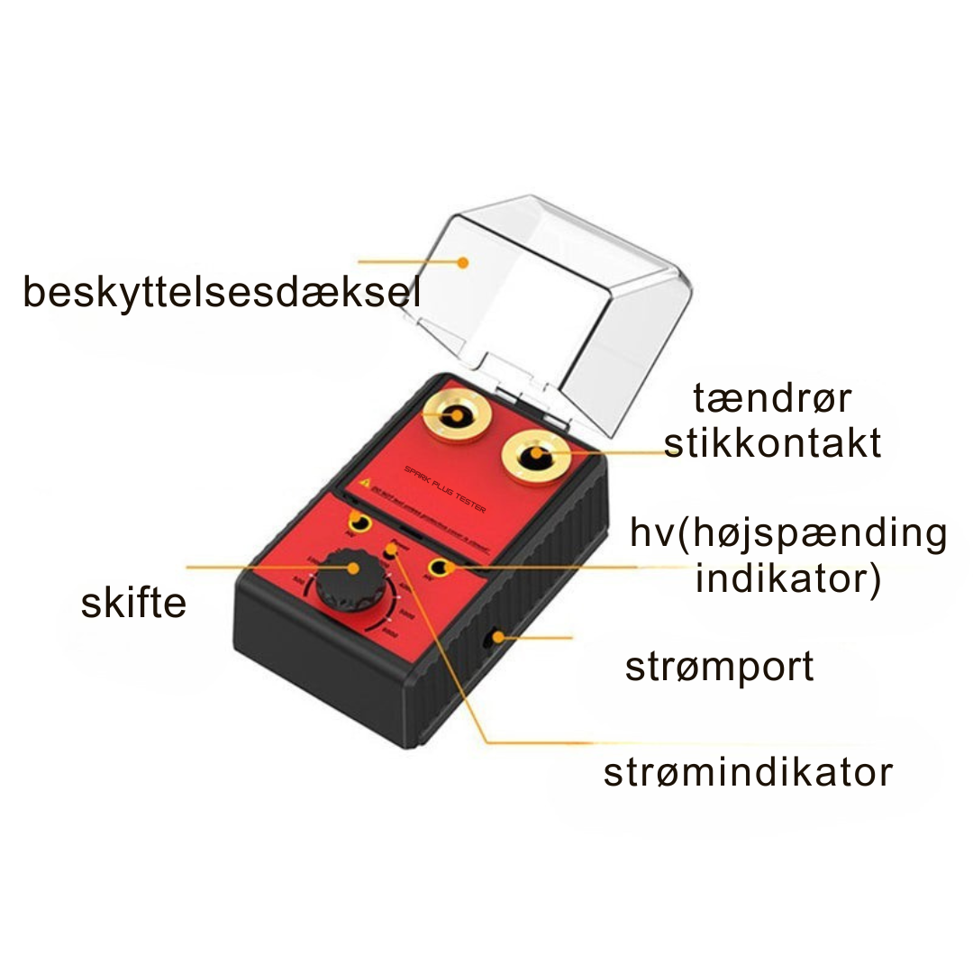 DobbeltTester | Tændrørstesteren med dobbelt testhul