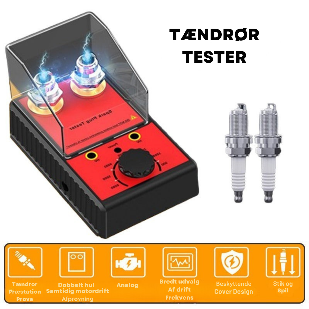 DobbeltTester | Tændrørstesteren med dobbelt testhul