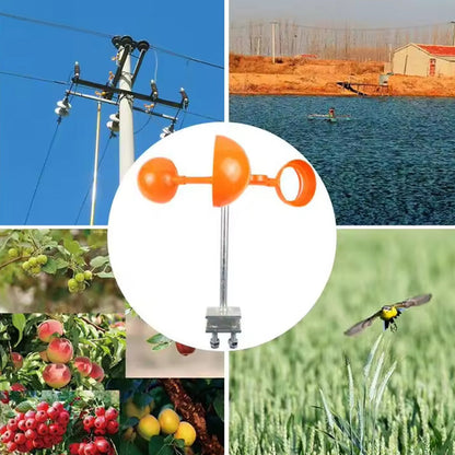 SkrammeSpinner | Fugleskræmselrefleksion og vindmølle med lyd