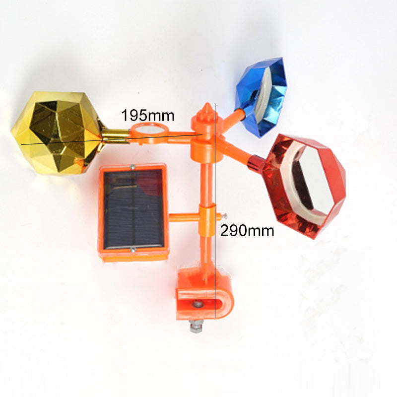 SkrammeSpinner | Fugleskræmselrefleksion og vindmølle med lyd