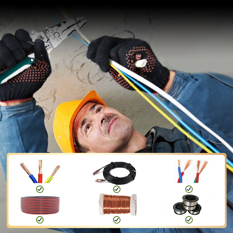 KabelMester | Multifunktionel sammenfoldelig skridsikker afisoleringstang